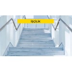 Beyaz mermer levha ile merdiven basamağı kaplaması yapılması (basamak 3 cm, rıht 2 cm kalınlığında) (honlu ve cilalı hariç her türlü yüzey işlemli) (Malzeme Hariç) (İşçilik)