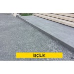 Bazalt bordür döşenmesi (10x25x50 cm) (Malzeme Hariç) (İşçilik)