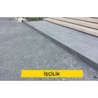 Bazalt bordür döşenmesi (10x25x50 cm) (Malzeme Hariç) (İşçilik)