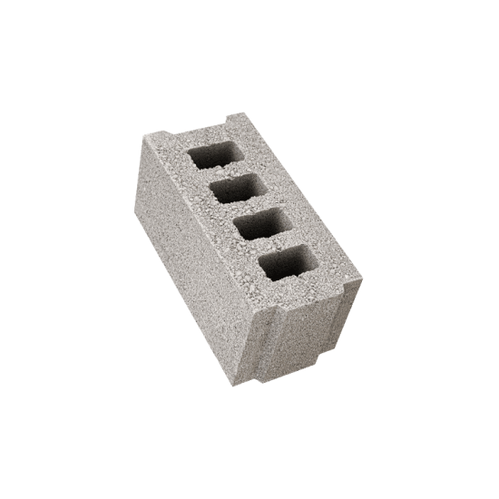 Çavuşoğlu Bims - 19’luk Yarı Dolu Bims Blok - 190 x 390 x 185 mm Ebatlarında Bims Beton Duvar Bloğu