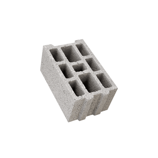 Çavuşoğlu Bims - 25’lik Bims Blok - 250 x 390 x 185 mm Ebatlarında Bims Beton Duvar Bloğu
