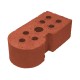 Çenesizler Toprak - Kiremit Tuğla - Büyük Pres Mafsal Tuğlası - 215 x 102 x 65 mm Ebatlarında Pres Tuğla