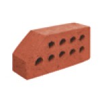 Çenesizler Toprak - Kiremit Tuğla - Büyük Pres Tuğla 45° Kesik Köşe - 215 x 102 x 65 mm Ebatlarında Pres Tuğla