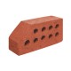 Çenesizler Toprak - Kiremit Tuğla - Büyük Pres Tuğla 45° Kesik Köşe - 215 x 102 x 65 mm Ebatlarında Pres Tuğla