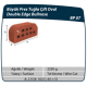 Çenesizler Toprak - Kiremit Tuğla - Büyük Pres Tuğla Çift Oval - 215 x 102 x 65 mm Ebatlarında Pres Tuğla
