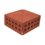 Çenesizler Toprak - Kiremit Tuğla - Büyük Pres Tuğla Dış Köşe Dönüş - 215 x 215 x 65 mm Ebatlarında Pres Tuğla Çenesizler Toprak - Kiremit Tuğla - Büyük Pres Tuğla Dış Köşe Dönüş - 215 x 215 x 65 mm Ebatlarında Pres Tuğla