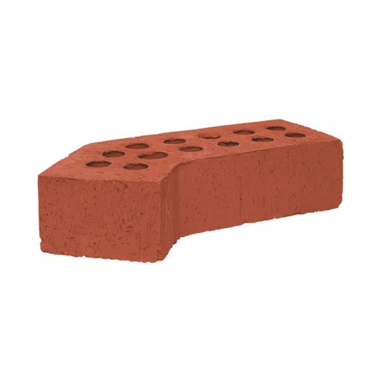 Çenesizler Toprak - Kiremit Tuğla - Büyük Pres Tuğla İç Bükey Dönüş - 215 x 102 x 65 mm Ebatlarında Pres Tuğla