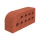 Çenesizler Toprak - Kiremit Tuğla - Büyük Pres Tuğla Oval - 215 x 102 x 102 mm Ebatlarında Pres Tuğla