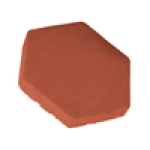 Çenesizler Toprak - Kiremit Tuğla - Altıgen Taban Tuğla - 115 x 20 mm Ebatlarında