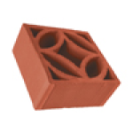 Çenesizler Toprak - Kiremit Tuğla - Balkon Tuğlası - 185 x 185 x 85 mm Ebatlarında Pres Tuğla