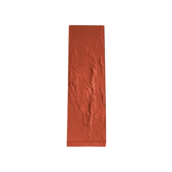 Çenesizler Toprak - Kiremit Tuğla - Biteco Büyük Desenli Kaplama - 240 x 65 x 20 mm Ebatlarında