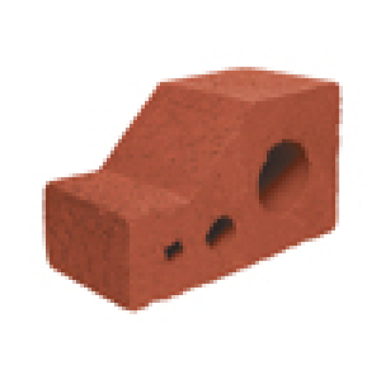 Çenesizler Toprak - Kiremit Tuğla - Bordür Tuğla - 210 x 105 x 125 mm Ebatlarında