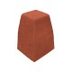 Çenesizler Toprak - Kiremit Tuğla - Bordür Tuğla İnce Dış Köşe Dönüş İki Parça - 125 x 210 x 102 mm Ebatlarında