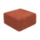 Çenesizler Toprak - Kiremit Tuğla - Çevre Taban Tuğlası Yarım - 105 x 105 x 50 mm Ebatlarında