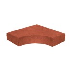Çenesizler Toprak - Kiremit Tuğla - Direk Dibi Elemanı - 210 x 105 x 65 mm Ebatlarında
