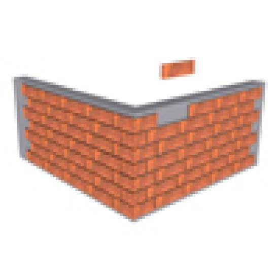 Çenesizler Toprak - Kiremit Tuğla - Harmoni Kaplama Tuğla - 215 x 65 x 15 mm Ebatlarında