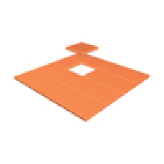 Çenesizler Toprak - Kiremit Tuğla - Kare Taban Tuğla - 200 x 200 x 20 mm Ebatlarında