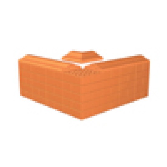 Çenesizler Toprak - Kiremit Tuğla - Napolyon Büyük Harpuşta Dönüş - 301 x 301 x 90 mm Ebatlarında Pres Tuğla