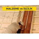 Üst ve alt kiremit (alaturka) ile çatı örtüsü yapılması (Sızdırmazlık Sınıfı: Grup 1) (150 donma-çözülme çevrimine dayanıklı) (3 Latalı sistem) (Malzeme Dahil)