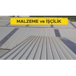 Mevcut ahşap, betonarme yada çelik aşıklar üzerine, 50 mm poliüretan yalıtımlı (üstü 1,20 mm kalınlıkta PVC membranlı, altı 0,60 mm kalınlıkta boyalı galvanizli sac) çatı paneli ile çatı örtüsü yapılması (Malzeme Dahil)