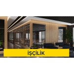 Ahşaptan iç camekan yapılması ve yerine konulması (Malzeme Hariç) (İşçilik)