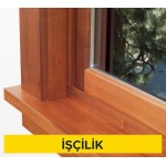 Ahşap doğramaya çıta ile 4+4 mm kalınlıkta 12 mm ara boşluklu ilk camı ısı kontrol kaplamalı çift camlı pencere ünitesi takılması (Malzeme Hariç) (İşçilik)