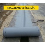 30 cm genislikte, min. 1 mm kalınlıkta dilatasyon yalıtım bantları ile dilatasyonlarda su yalıtımı yapılması (Malzeme Dahil)