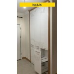 Laminat kaplamalı vestiyer yapılması (Malzeme Hariç) (İşçilik)