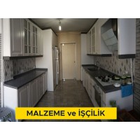 Tip ahşap mutfak tezgah altı dolabı yapılması ve yerine monte edilmesi (1,68x0,85)=1,43m² (Malzeme Dahil)