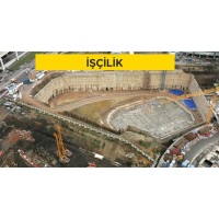 Dikey basınç değeri 0-1 Mpa arası zemin için, hidrofreze makinesi ile, her türlü ölçüde, C30/35 basınç dayanımımda yerinde dökme beton ile diyafram duvar yapılması (72,00 m üzeri) (Malzeme Hariç) (İşçilik) Dikey basınç değeri 0-1 Mpa arası zemin için, hidrofreze makinesi ile, her türlü ölçüde, C30/35 basınç dayanımımda yerinde dökme beton ile diyafram duvar yapılması (72,00 m üzeri) (Malzeme Hariç) (İşçilik)