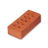 Doğan Tuğla - 215 x 100 x 60 mm Ebatlarında Delikli Harman Tuğlası - 6'lık Delikli Büyük Pres Tuğla