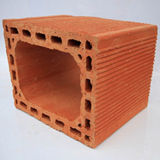 Doğan Tuğla - 250 x 190 x 200 mm Ebatlarında Tekli Şönt Baca Tuğlası