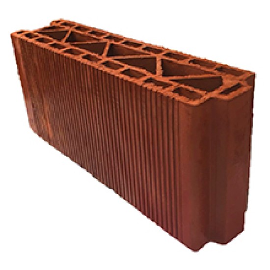 Doğan Tuğla - 10'luk Geçmeli Tuğla - 390 x 100 x 190 mm Ebatlarında Geçmeli Tuğla