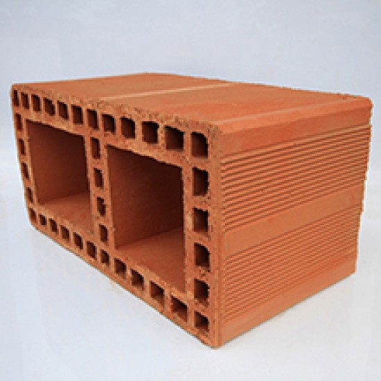 Doğan Tuğla - 400 x 200 x 200 mm Ebatlarında Çiftli Şönt Baca Tuğlası
