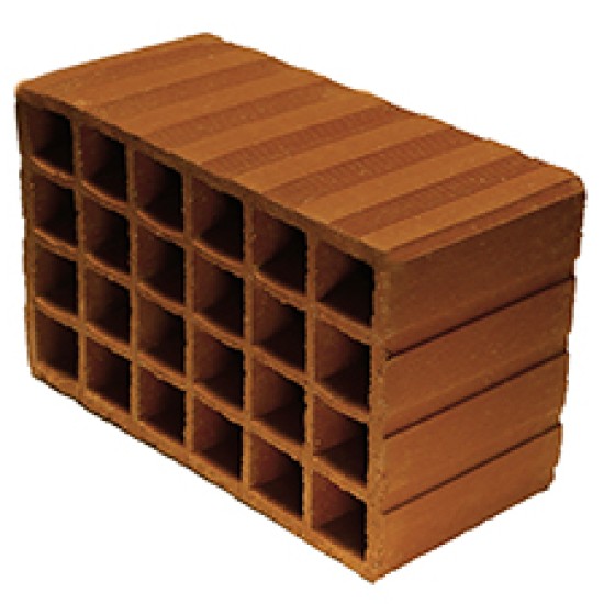 Doğan Tuğla - 27'lik Asmolen Dolgu Tuğlası - 400 x 200 x 270 mm Ebatlarında Asmolen Tuğlası