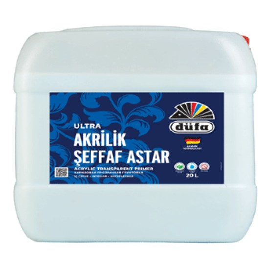 DÜFA - Ultra Akrilik Şeffaf Astar