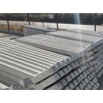 2,40 mt eğik başlı beton direk ( 9x10 / 8x10 / 8x8 cm ebatlı ve 8 delikli) (C40/50 betonu ile içerisinde 4 adet Ø 6 ( h = 0-2,5m ) / Ø 8 ( h = 2,5m üzeri ) inşaat demiri ve her 25cm'de bir etriye demiri kullanılarak en az 8 saat buhar kürüne(kurutmaya) ta