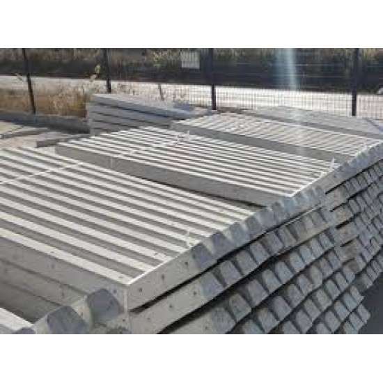 3,50 mt eğik başlı beton direk ( 11x16 / 10,5x11 / 10,5x11 cm ebatlı ve 13 delikli) (C40/50 betonu ile içerisinde 4 adet Ø 6 ( h = 0-2,5m ) / Ø 8 ( h = 2,5m üzeri ) inşaat demiri ve her 25cm'de bir etriye demiri kullanılarak en az 8 saat buhar kürüne(kuru