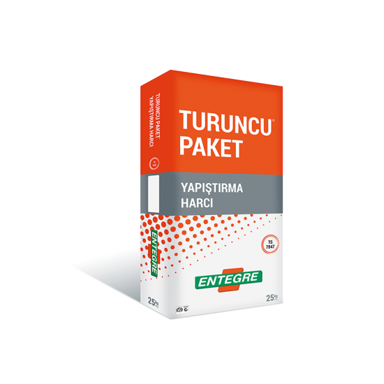 ENTEGRE - Turuncu Paket Yapıştırma Harcı