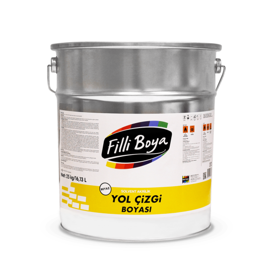 FİLLİ BOYA - Solvent Bazlı Akrilik Yol Çizgi Boyası