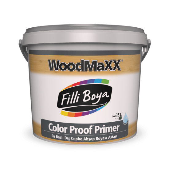 FİLLİ BOYA - WoodMaXX Color Proof Primer Su Bazlı Dış Cephe Ahşap Boyası Astarı