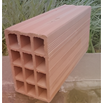 Kudret Tuğla - 10 x 20 x 30'luk Tuğla - 300 x 100 x 200 mm Ebatlarında Yatay Delikli Tuğla