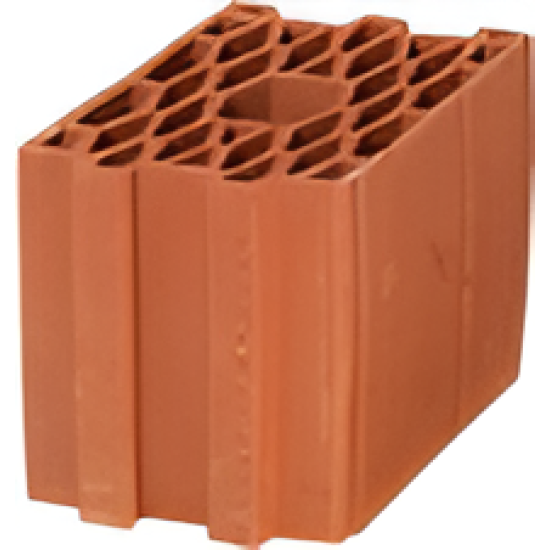 Kudret Tuğla - 15'lik Petek İzolasyon Tuğlası - 240 x 150 x 190 mm Ebatlarında Düşey Delikli İzo Tuğla