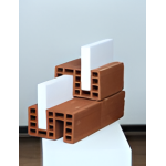 Kudret Tuğla - 19'luk Termal Tuğla - 190 x 190 x 125 mm Ebatlarında Yatay Delikli Isı Yalıtımlı Tuğla