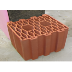 Kudret Tuğla - 28-19'luk Petek İzolasyon Tuğlası - 240 x 280 x 190 mm Ebatlarında Düşey Delikli İzo Tuğla