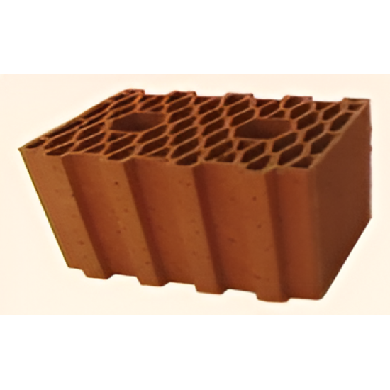 Kudret Tuğla - 30 x 19'luk Petek İzolasyon Tuğlası - 240 x 300 x 190 mm Ebatlarında Düşey Delikli İzo Tuğla