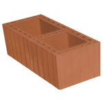 Kudret Tuğla - 39'luk Şönt Baca Tuğlası - 400 x 200 x 190 mm Ebatlarında