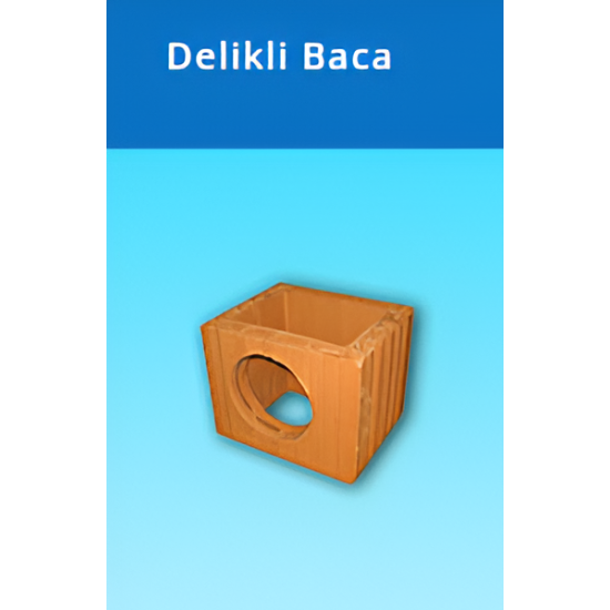 Kudret Tuğla - Tekli Delikli Baca Tuğlası