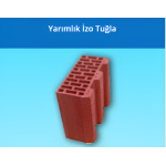 Kudret Tuğla - Yarımlık Düşey Delikli Başlama Tuğlası