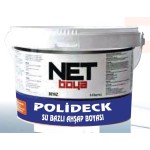 Net Boya - Polideck Polimer Esaslı Su Bazlı Ahşap Boyası